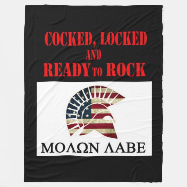 COBERTOR DE VELO MOLON LABE FLEEKET (Frente)