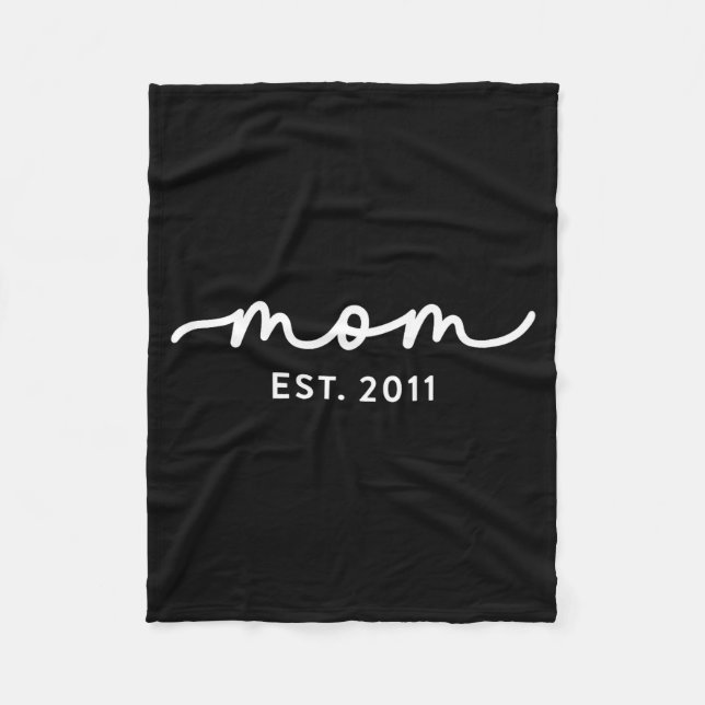 Cobertor De Velo Mom Est 2011 Mom D Mother’s Day Ized  (Frente)
