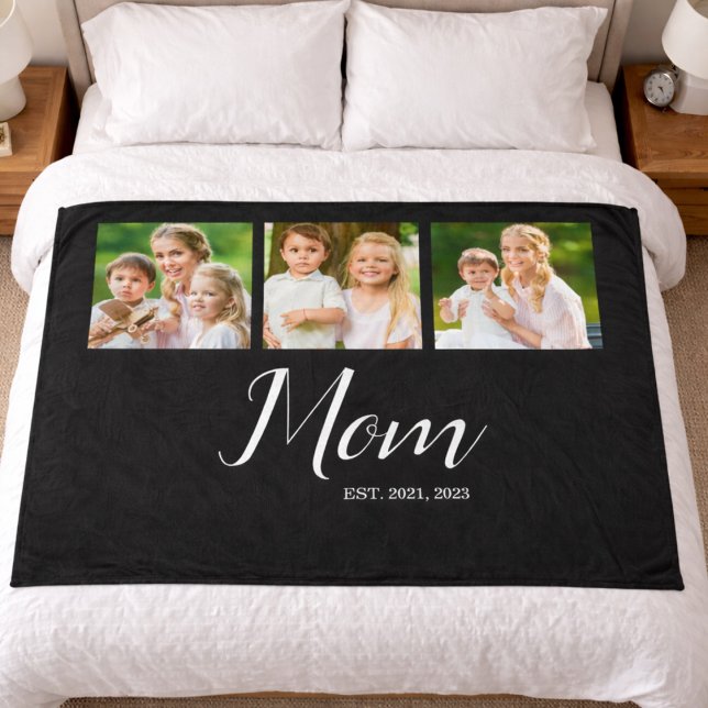 Cobertor De Velo Mom Established Script Black 3 Photo  (Criador carregado)
