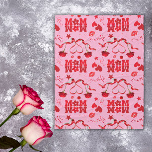 Cobertor De Velo MOM/WOW: Uma Carta de Amor em Vermelho a rosa