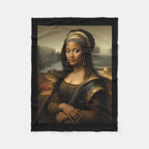 Cobertor De Velo Mon Africano de História Negra Americana da Mona N