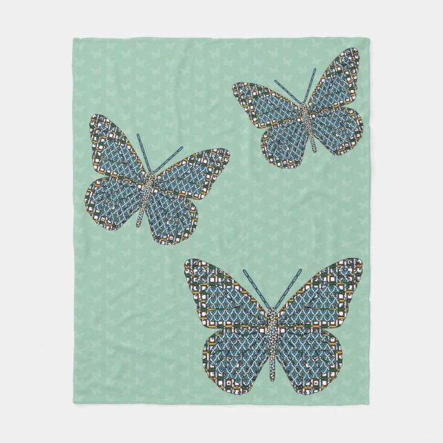 Cobertor De Velo Monarca marroquina Fleece Blanket (Frente)