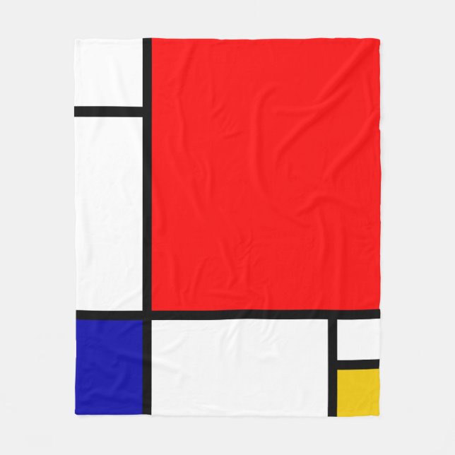 Cobertor De Velo Mondrian 1 (Frente)