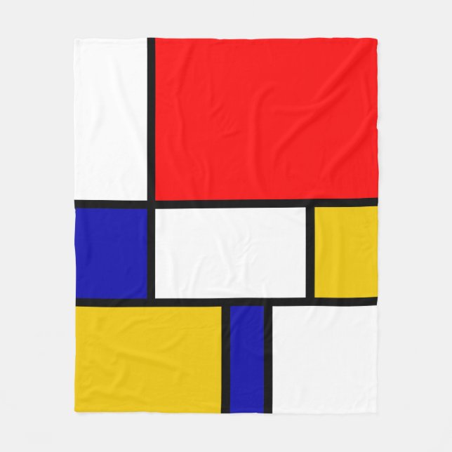 Cobertor De Velo Mondrian 2 (Frente)