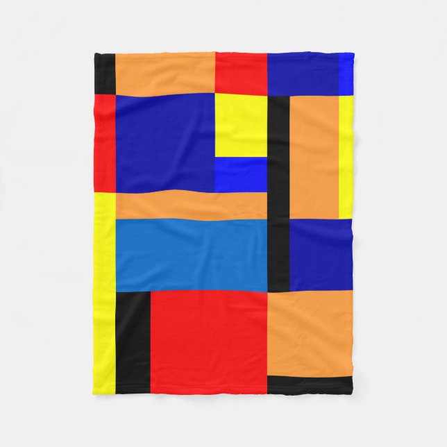 Cobertor De Velo Mondrian #35 (Frente)