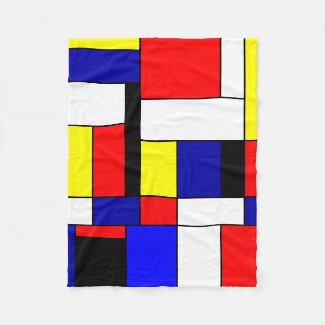 Cobertor De Velo Mondrian No. 42 (Frente)