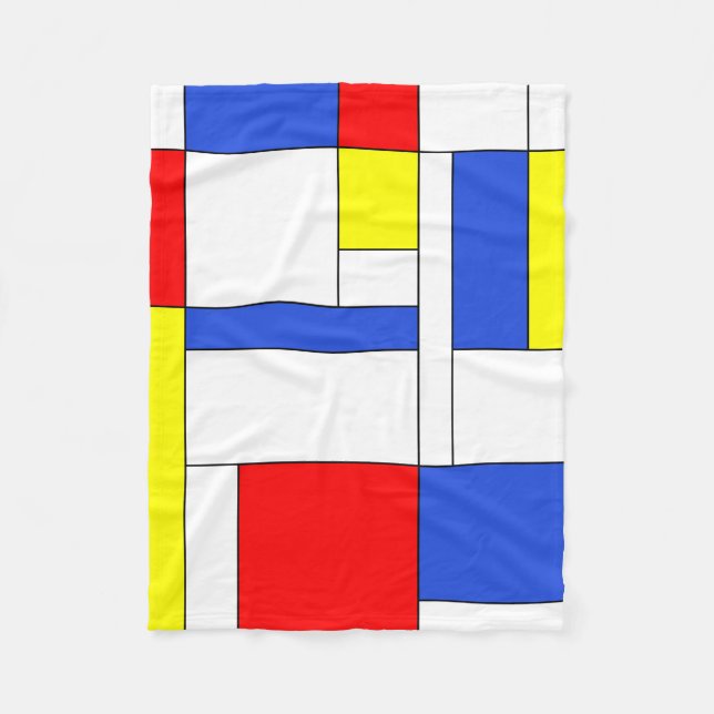 Cobertor De Velo Mondrian No. 47 (Frente)