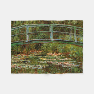 Cobertor De Velo Monet French Bridge Giverney