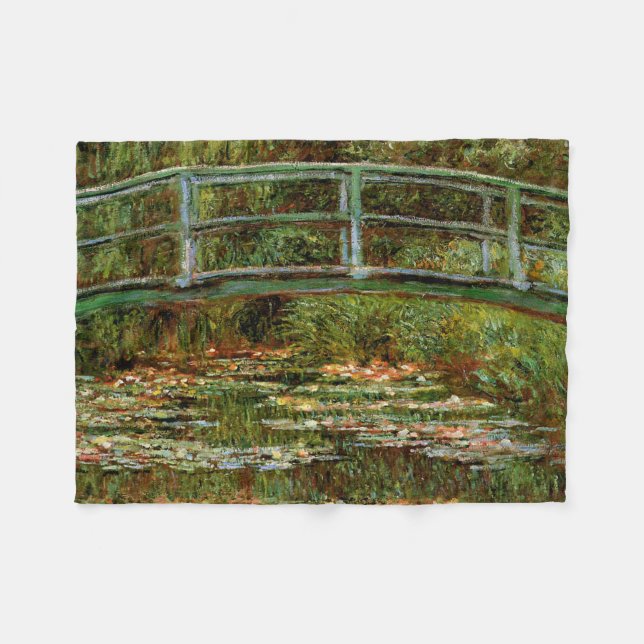 Cobertor De Velo Monet French Bridge Giverney (Frente (Horizontal))