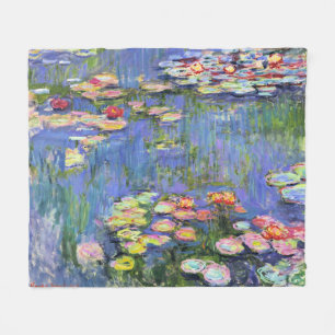 Cobertor De Velo Monet - Lírios De Água, Banheta De Folha De 1916