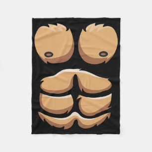 Cobertor De Velo Monkey Gorilla Chest Costume Halloween