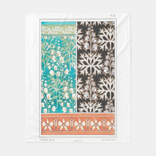 Cobertor De Velo Monkshood wolfsbane (Frente)