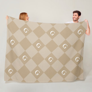 Cobertor De Velo Monograma Diamante Inicial - Folheto de Olhos de L