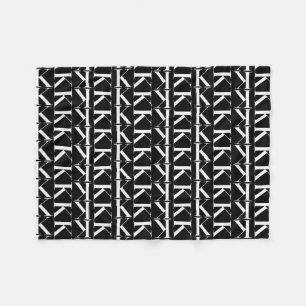 Cobertor De Velo Monograma - Letra inicial K