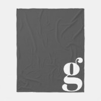 Monograma Moderno - Letra Chic Black White