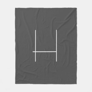 Cobertor De Velo Monograma Nome Próprio Cinza Moderna Minimalista I