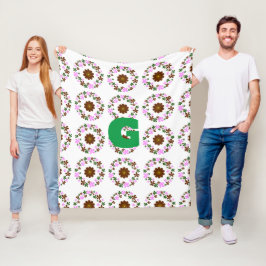 Cobertor De Velo Monograma Personalizar Decoração de Casa de Casame