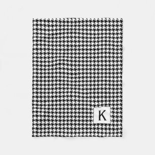 Cobertor De Velo Monograma, preto e branco, Patreto de som