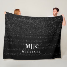 monograma simples, preto e branco, de abstrato