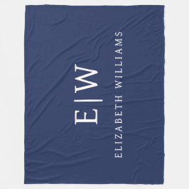 Cobertor De Velo Monograma Simples Profissional Elegante Minimalist