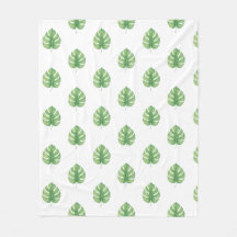 Monstera Leaf Green Design. 