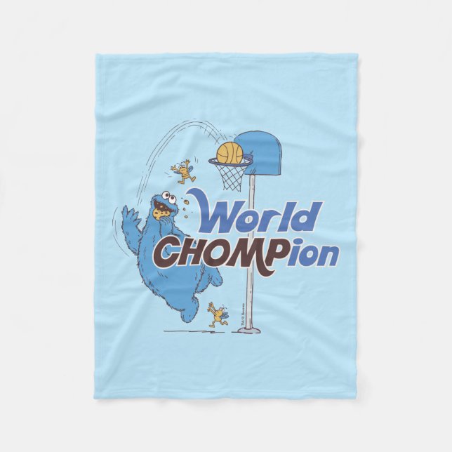 Cobertor De Velo Monstro de cookies | Atiradas De Lúpulo De Basquet (Frente)