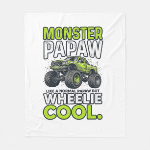 Cobertor De Velo Monstro Papaw Wheelie Legal Desenho Divertido de C