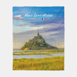 Cobertor De Velo Mont-Saint-Michel, França - Abadia Medieval
