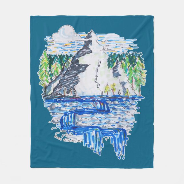 Cobertor De Velo Montanha fresca (Frente)