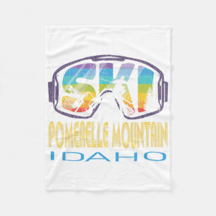 Cobertor De Velo Montanha Ski Pomerelle Férias de Esqui Idaho