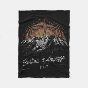 Cobertor De Velo Montanhas Cortina D'ampezzo Itália Caminhada Ao Ar