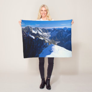 Cobertor De Velo Montanhas   Mont Blanc, Alpes europeus