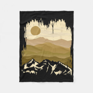 Cobertor De Velo Montanhas Natureza Sol Ao Ar Livre Escalada Acampa