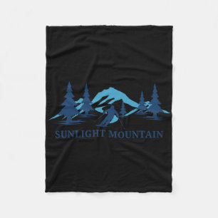 Cobertor De Velo Montanhas Sunlight Mountain Colorado Ski Resort