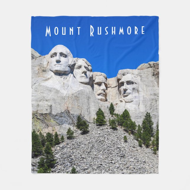 Cobertor De Velo Monte Rushmore Fleece Blanket (Frente)
