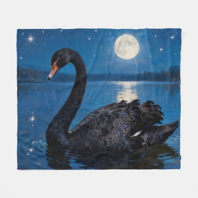 Cobertor De Velo Moonlit Swim (Frente (Horizontal))