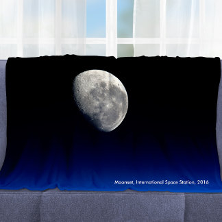 Cobertor De Velo Moonset, Estação Espacial Internacional, 2016