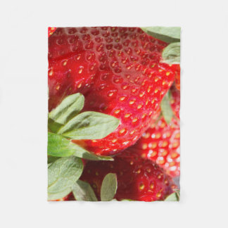 Cobertor De Velo Morangos