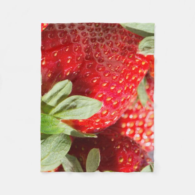 Cobertor De Velo Morangos (Frente)