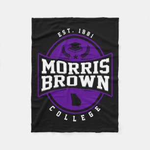 Cobertor De Velo Morris Brown College Arch Vintage Design Retro Men