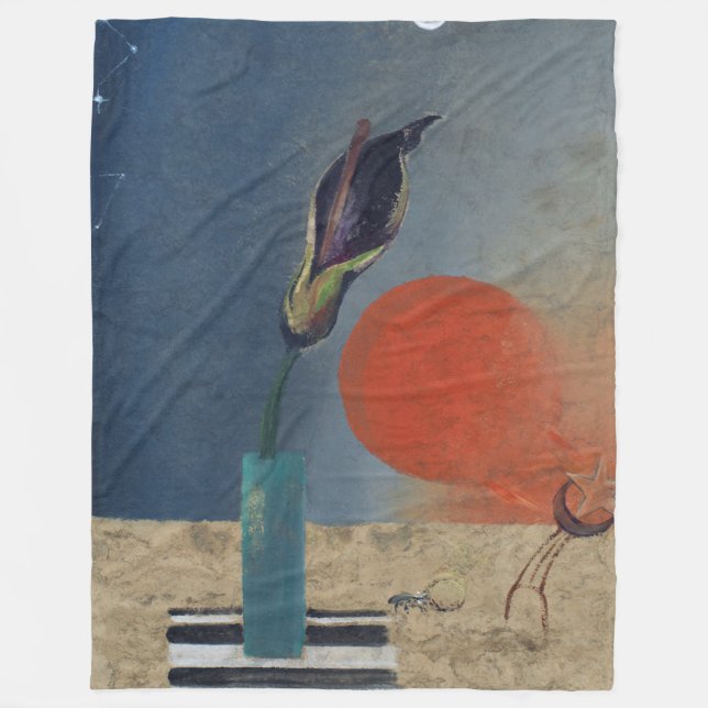 Cobertor De Velo Morris Graves'Black Lily do Nilo (Frente)