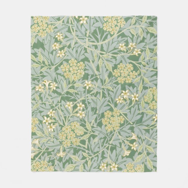 Cobertor De Velo Morris Vine e Jasmine Garden Flower Classic (Frente)
