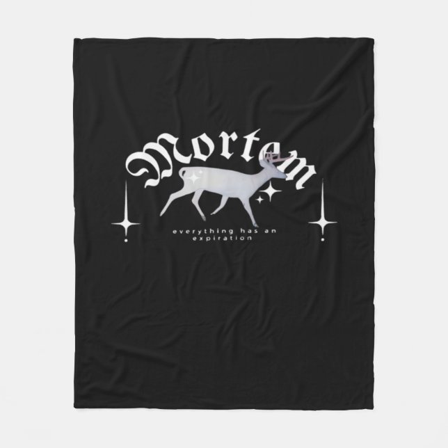 Cobertor De Velo Mortem Whimsigoth Moody Art (Frente)