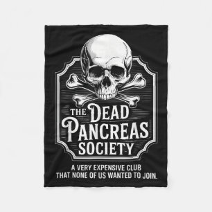 Cobertor De Velo Morto Pancreas Sociedade Camisa Caveira Engraçada 