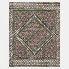 Cobertor De Velo Mosaico antigo Sherpa Blanket