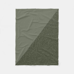 Cobertor De Velo Moss Green Fleece Personalizado