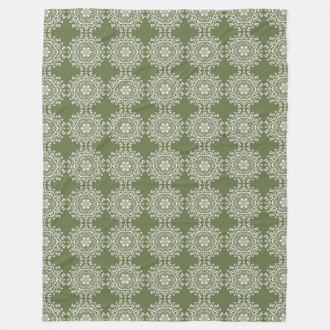 Cobertor De Velo Moss Mandala (Frente)