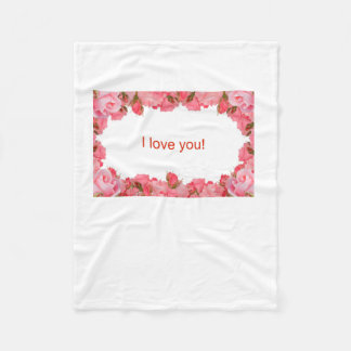 Cobertor De Velo Mostre amor ao 14 de fevereiro.