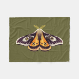 Cobertor De Velo Moth Insect Art Goblincore Saturnia Witchy Green