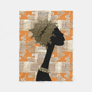 Cobertor De Velo Motif Afrocêntrico do abstrato